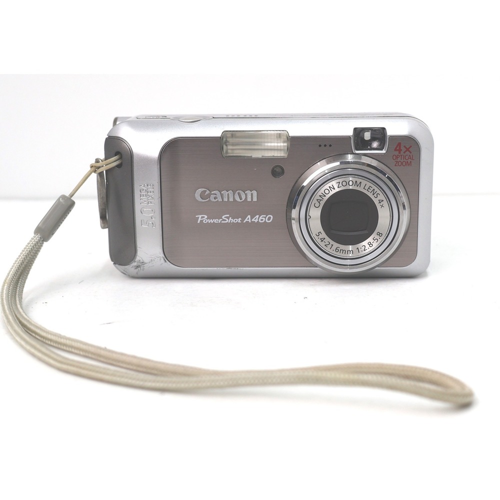Canon PowerShot A460 Digital Camera Unisex OS Silver Good 5.0MP 4x Zoom Y2K